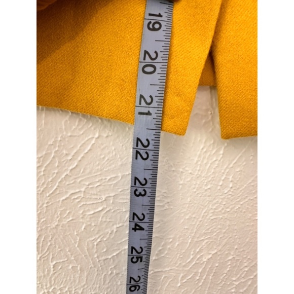 J-Crew #2  Yellow Lined Pencil Skirt w/ Back Split, 10p - Picture 12 of 12